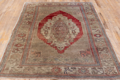 Vintage Oushak Area Rug (5' x 8')